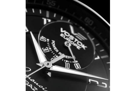 Первые часы Vostok Europe с индикацией резерва хода.