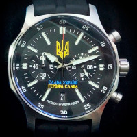 Годинник чоловічий з українською символікою Vostok-Europe VK64-592А427